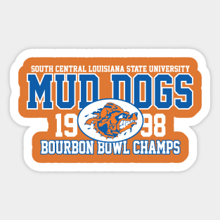 SCLSU Mud Dogs Sticker